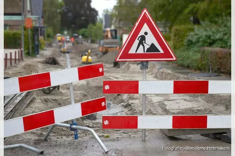 Werkzaamheden Jan van Kuikweg voor Komst Appartementencomplex