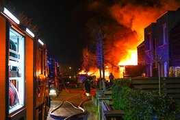 Grote brand aan de Maerten van Heemskerckstraat in Heemskerk