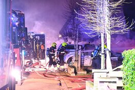 Grote brand aan de Maerten van Heemskerckstraat in Heemskerk