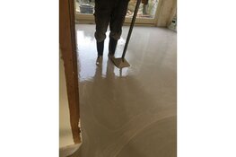 Betonvloer storten