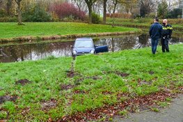 Brommobiel te water in Heemskerk, bestuurder ongedeerd
