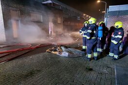Veel rook door brand in berging van flatgebouw Europaplein Heemskerk