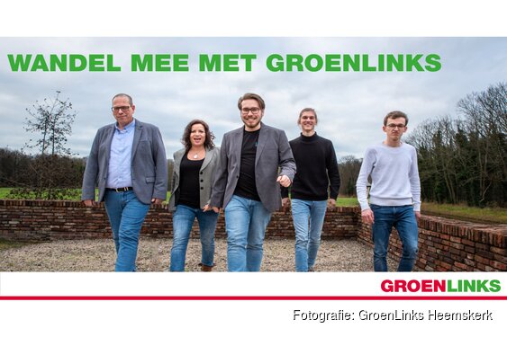 GroenLinks Heemskerk gaat aan de wandel