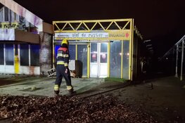 Brand in voormalig tuincentrum Heemskerk