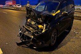 Ravage en lange file na kettingbotsing op A9 bij Spaarndam