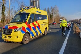 Drie gewonden bij ongeval op A9 bij Uitgeest