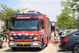 Brand in woning te Heemskerk