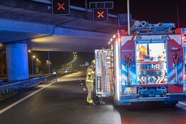 Gladheid: ernstig ongeval op A9, traumaheli geland op snelweg