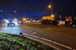 Ongeval met met veel schade op de N203 bij Uitgeest