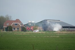 Brand bij boerenbedrijf in Uitgeest