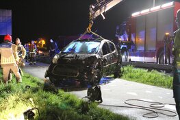 Auto in sloot aangetroffen langs N203 in Uitgeest