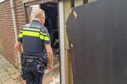 Brand in schuur in Heemskerk