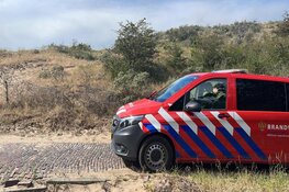 Brandweer met man en macht paraat bij flinke natuurbrand in Heemskerk