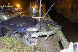 Zware crash na achtervolging op de Tolweg in Uitgeest