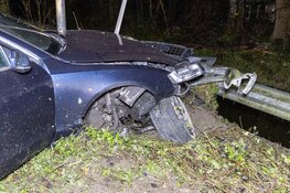 Zware crash na achtervolging op de Tolweg in Uitgeest