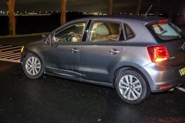 Aanhanger met net gekochte boot schiet los in Heemskerk