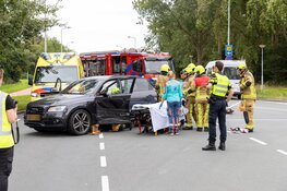 Brandweer helpt bij ongeluk in Heemskerk