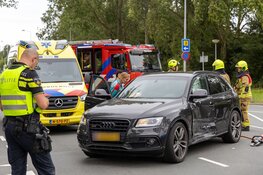 Brandweer helpt bij ongeluk in Heemskerk