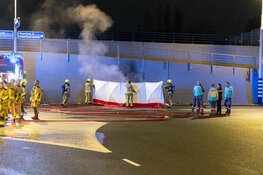 Tunnel afgesloten na zeer ernstig ongeval in Beverwijk, bestuurder overleden