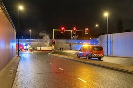 Tunnel afgesloten na zeer ernstig ongeval in Beverwijk, bestuurder overleden