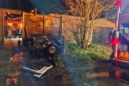 Aanhanger in brand aan C. Groenlandstraat in Heemskerk