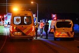 Aanrijding tussen auto en trein in Heemskerk