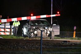 Aanrijding tussen auto en trein in Heemskerk