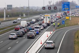 Aanrijding op A9 bij Uitgeest: snelweg dicht