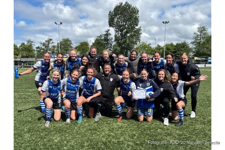 ADO '20 VR1 pakt knap punt tegen koploper