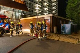 Brand in kelderboxen, woningen ontruimd in Heemskerk