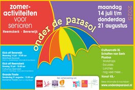 ‘Onder de Parasol’ — cultureel zomerprogramma voor senioren in Heemskerk en Beverwijk