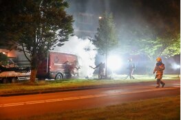 Bestelbus door brand verwoest in Heemskerk