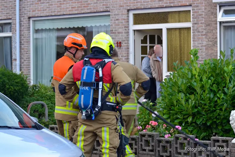 Bewoner naar ziekenhuis bij brand in woning Heemskerk
