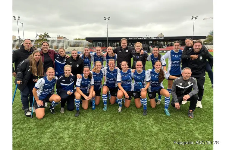 ADO '20 vrouwen winnen verdiend bij AFC