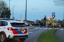 Ongeval tussen motorrijder en fietsster in Heemskerk
