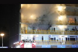Zeer grote brand in flatgebouw Heemskerk, tientallen woningen ontruimd