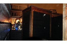 Brand in buiten keuken bij woning in Heemskerk