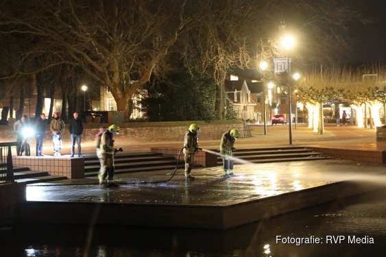 Brand op steiger in Heemskerk