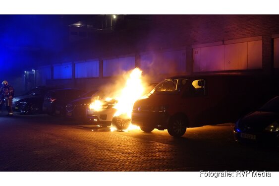 Auto total loss na brand in Heemskerk