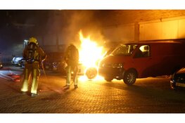 Auto total loss na brand in Heemskerk