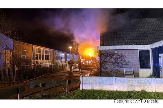 Woningbrand aan Arentsburg in Castricum