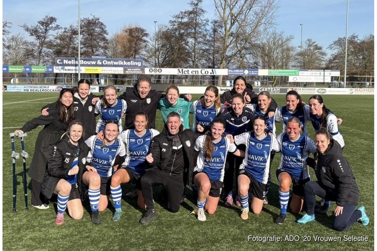 Zwaarbevochten zege voor ADO '20 VR1