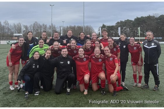 Gehavend ADO ’20 pakt verdienstelijk punt bij koploper Nuenen