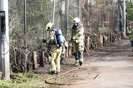 Bosschages voor tweede keer in brand op zelfde plek