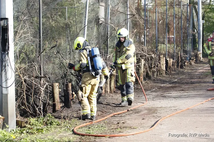 Bosschages voor tweede keer in brand op zelfde plek