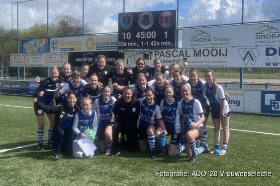 ADO ’20 VR1 revancheert zich met dubbele cijfers op Hoogland