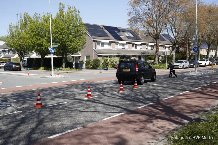 Ongeval op kruising in Heemskerk zorgt voor verkeershinder
