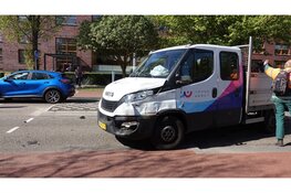 Ambulance beschadigd na ongeval met bestelbus