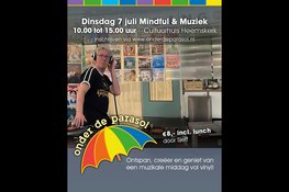 Onder de Parasol start zomerprogramma met mindfulness, muziek en excursie naar Egmond aan Zee
