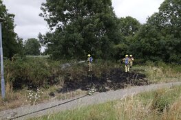 Brandweer rukt uit voor brand in park in Heemskerk